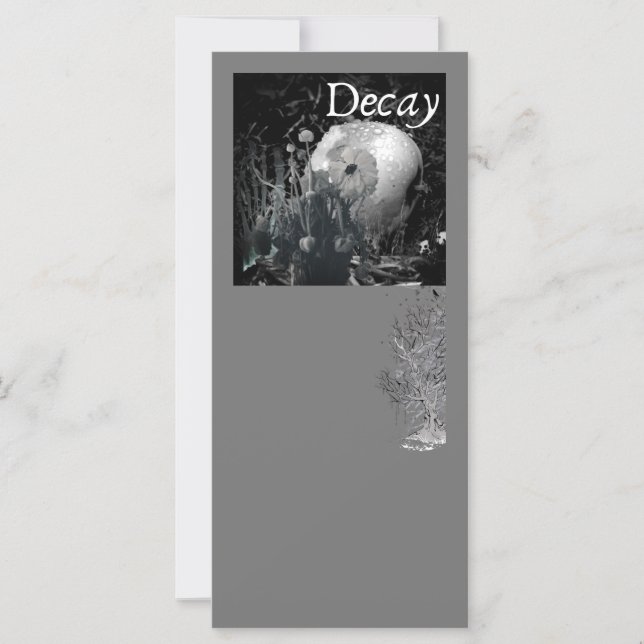 Carte Decay - Gothic Invite & Greeting Card (Devant)