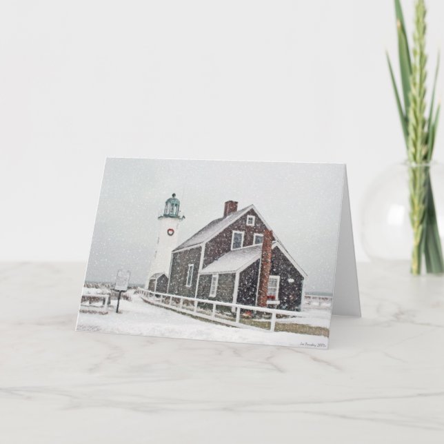 Carte Décembre à la lumière de Scituate (Devant)