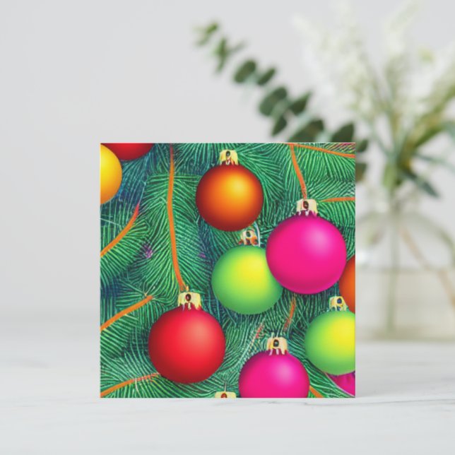 Carte Deck the Halls (Debout devant)