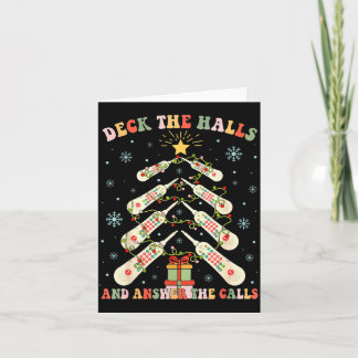 Carte Deck The Halls &amp; Answer The Calls Cna Christma