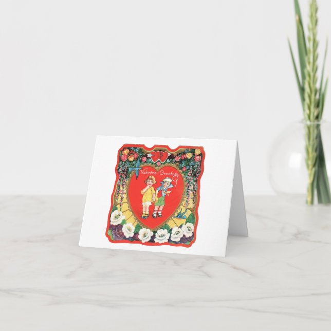 Carte Déco Valentine Couple (Devant)