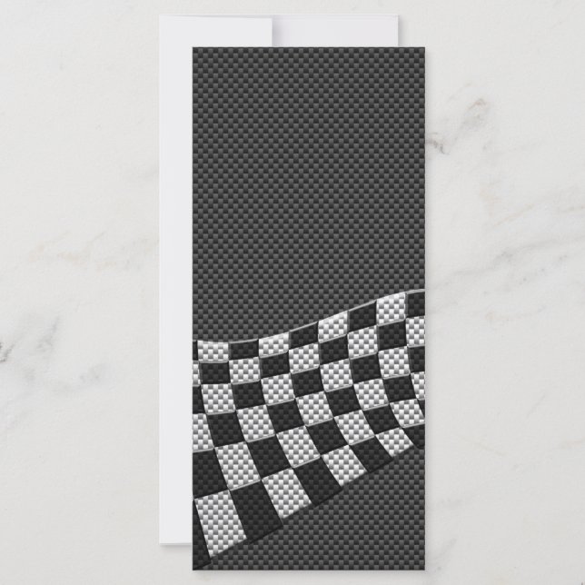 Carte Décor à lames en fibre de carbone (Devant)