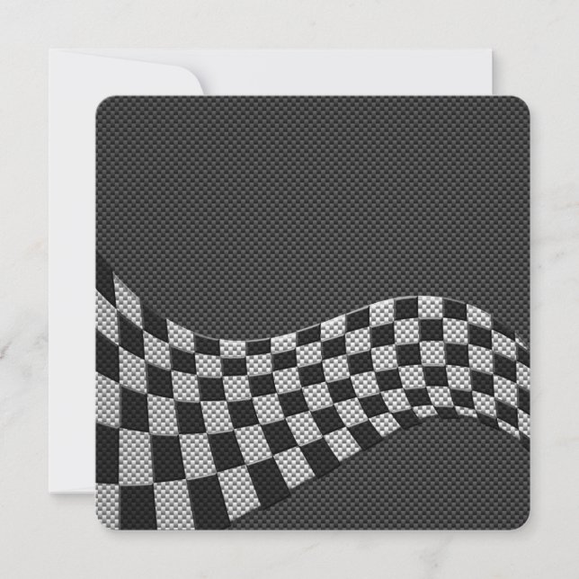 Carte Décor à lames en fibre de carbone (Devant)