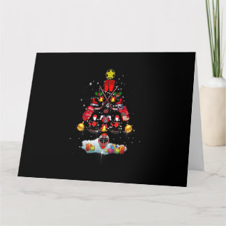 Carte Décoration de Noël pour arbre Hockey sur glace Drô