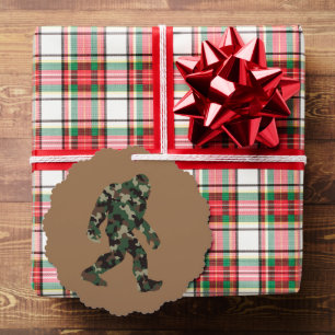 Carte Décorative Bigfoot Sasquatch Camouflage