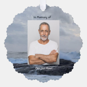 Carte Décorative Christian Célébration Vie Garde Tempête Océan