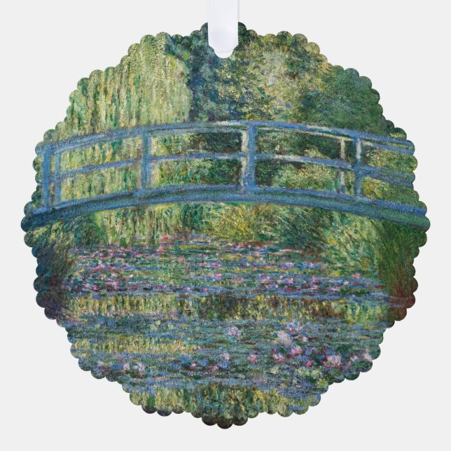 Carte Décorative Claude Monet - Eau Lily étang, Harmonie verte (Recto)