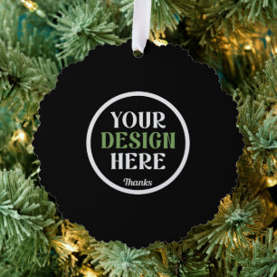 Carte Décorative Code QR de logo noir personnalisé pour la marque c