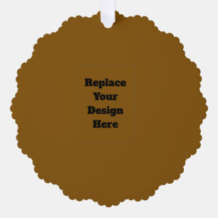 Carte Décorative Créez Votre Propre Brun