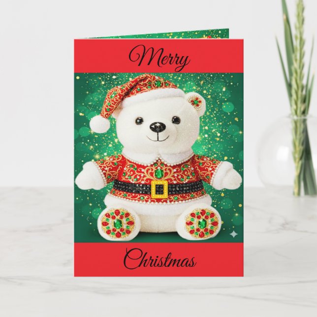 Carte décorative de Noël (Devant)