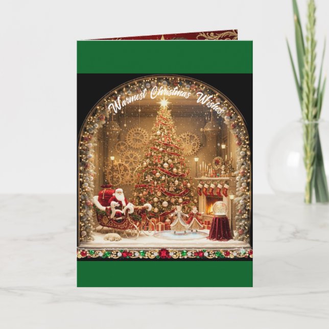 Carte décorative de Noël (Devant)
