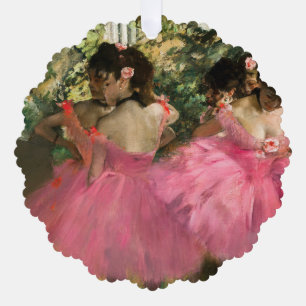 Carte Décorative Edgar Degas - Danseurs en rose