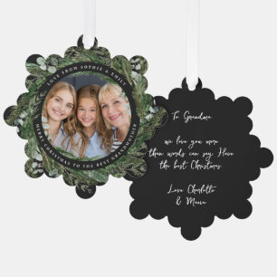 Carte Décorative Famille de Noël