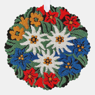 Carte Décorative Fleur alpine suisse Edelweiss