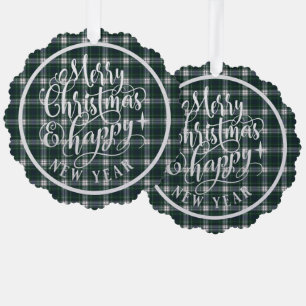 Carte Décorative Forbes habillent écossais Tartan Christmas