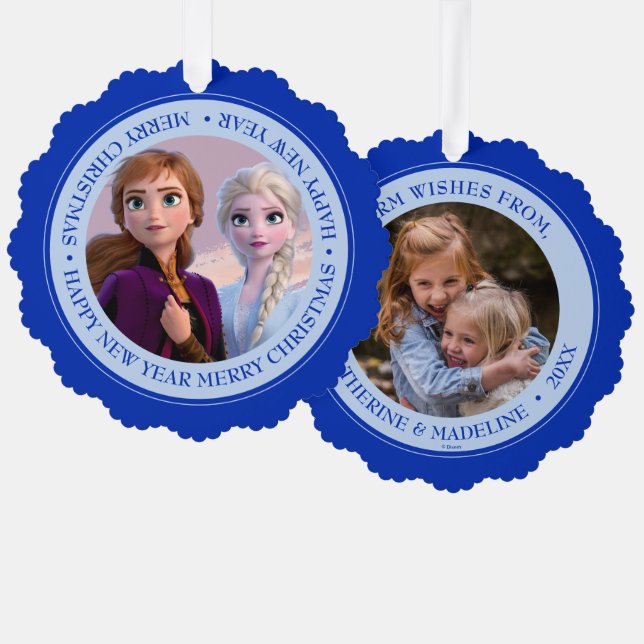 Carte Décorative Frozen 2 : Anna & Elsa | Mon appel de destinée (Recto/Verso)
