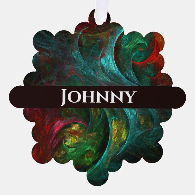 Carte Décorative Genèse Art Abstrait (Recto)