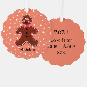 Carte Décorative Gingerbread Man