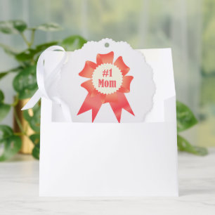 Carte Décorative Gratitude Numéro Une maman lauréat du prix ruban