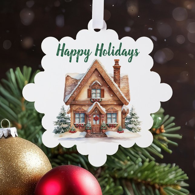 Carte Décorative Immobilier Affaires Noël Personnalisé (Créateur téléchargé)