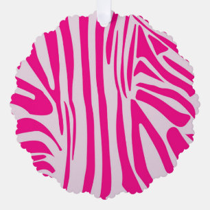 Carte Décorative Impression zèbre rose