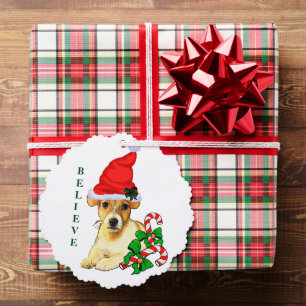 Carte Décorative Jack Russell Terrier Noël