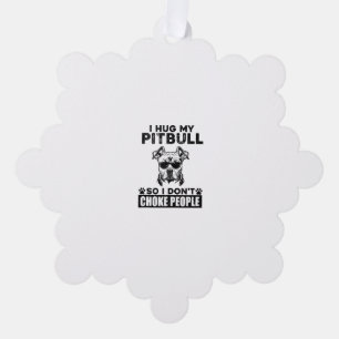 Carte Décorative J'Embrasse Mon Pitbull Donc Je Ne Choque Pas Les G