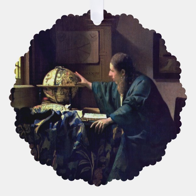 Carte Décorative Johannes Vermeer - L'astronome (Recto)