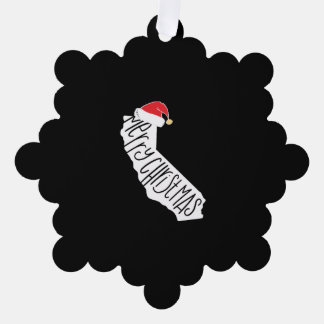 Carte Décorative Joyeux Noël en Californie