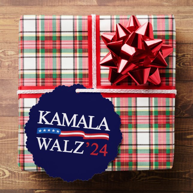 Carte Décorative Kamala Harris Walz 2024 Évidemment bleu (Insitu (Cadeau))
