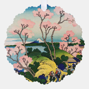 Carte Décorative Katsushika Hokusai - Gotenyama, Tokaido, Shinagawa