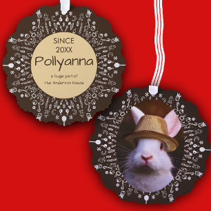 Carte Décorative Lapin dans un Casquette