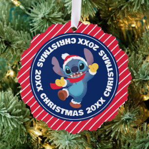 Carte Décorative Lilo et Stitch   Bonne Danse des Fêtes