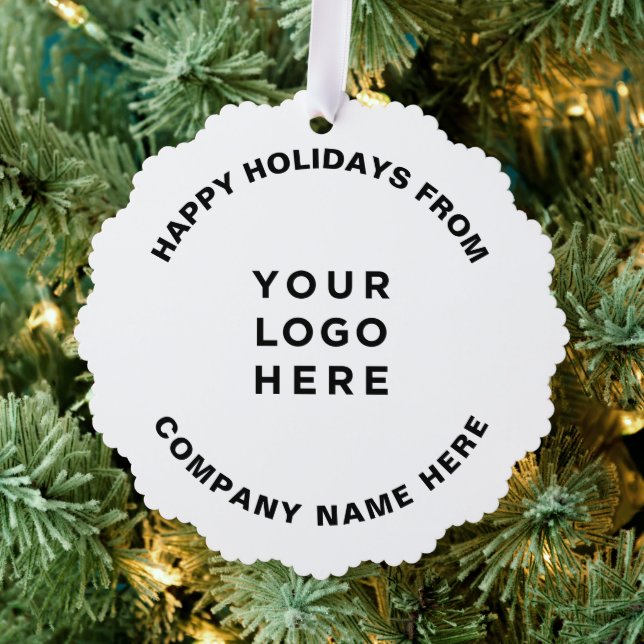 Carte Décorative Logo d'entreprise Simple Professional Christmas Tr (Insitu (Arbre))