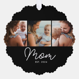 Carte Décorative Maman a établi un script noir 3 Photo