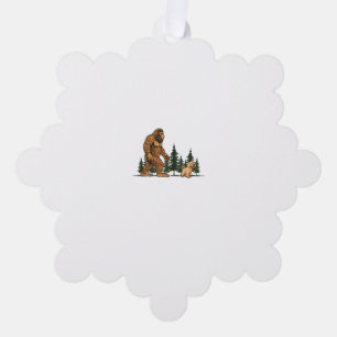 Carte Décorative Maman Papa Chien Labradoodle Bigfoot Drôle Promena