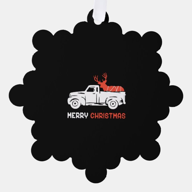 CARTE DÉCORATIVE MERRY NOËL (Recto)