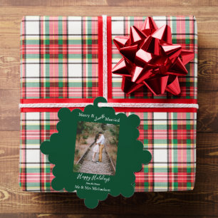 Carte Décorative Merry & Presque Marié Minimaliste
