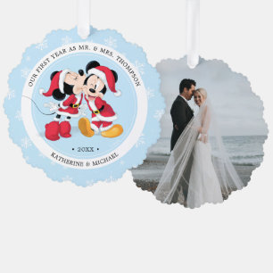 Carte Décorative Mickey & Minnie   Jingle Bell Fun