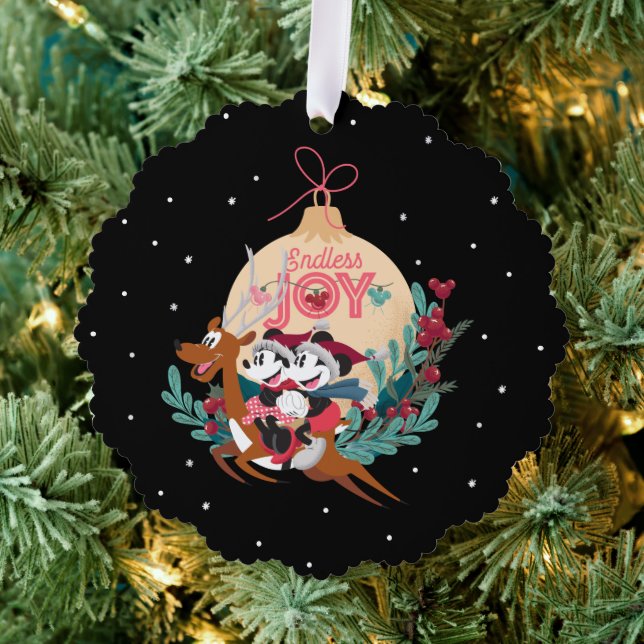 Carte Décorative Mickey & Minnie | Joie infinie (Insitu (Arbre))