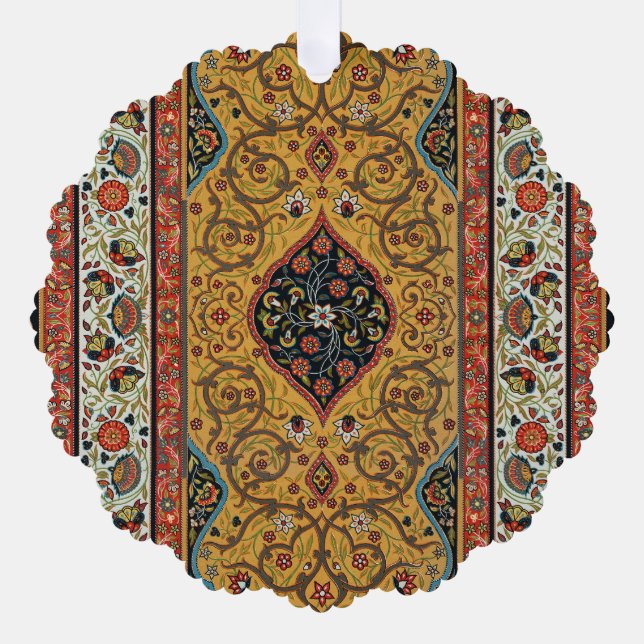 Carte Décorative Moquette Perse antique Design élégant (Recto)