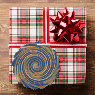 Carte Décorative Motif torse-torse-torse coloré
