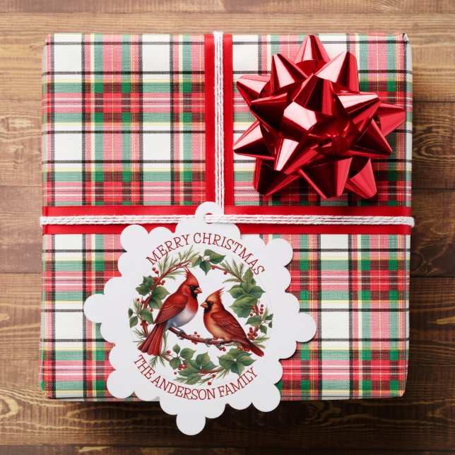 Carte Décorative Noël du cardinal rouge (Insitu (Cadeau))