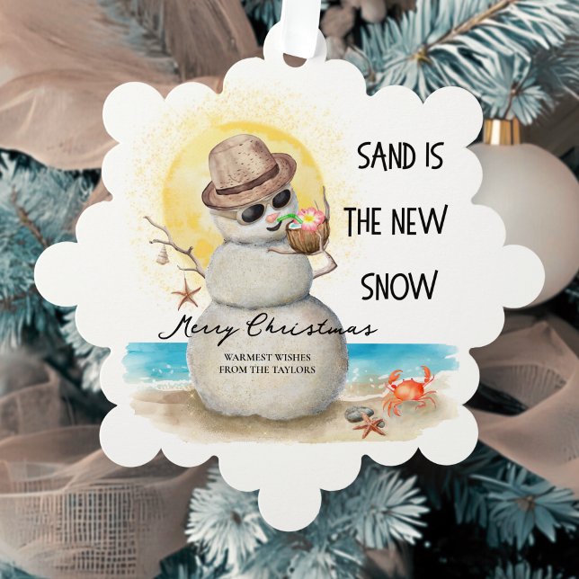 Carte Décorative Noël du littoral de Sandman Beach (Créateur téléchargé)