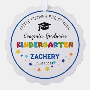 Carte Décorative Nom personnalisé du diplôme de la maternelle