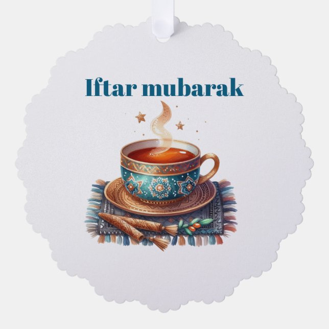 Carte Décorative Paper Ornament -Scalloped Paper Ornaments (Recto)