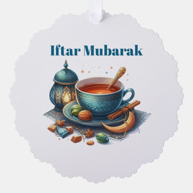 Carte Décorative Paper Ornament -Scalloped Paper Ornaments (Recto)