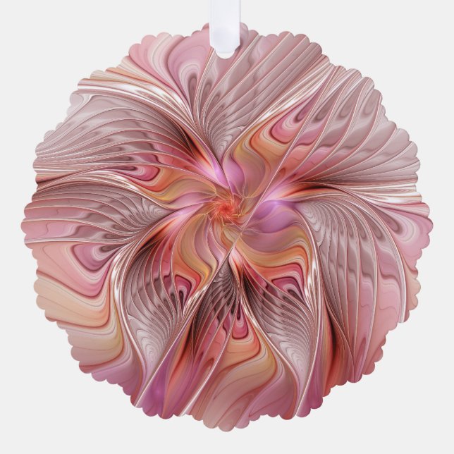 Carte Décorative Papillon Abstrait coloré Imaginaire Fractal Art (Recto)