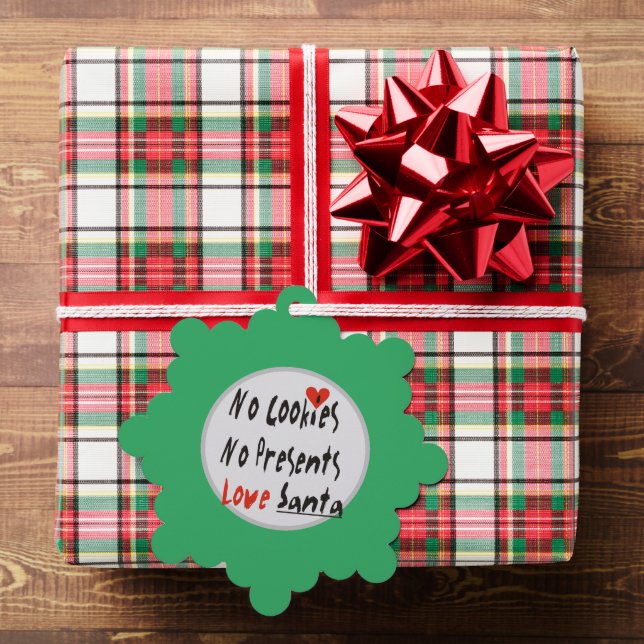 Carte Décorative Pas de cookies, pas de présents (Insitu (Cadeau))