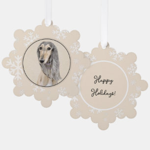 Carte Décorative Peinture de Saluki (Faune) - Cute Original Chien A